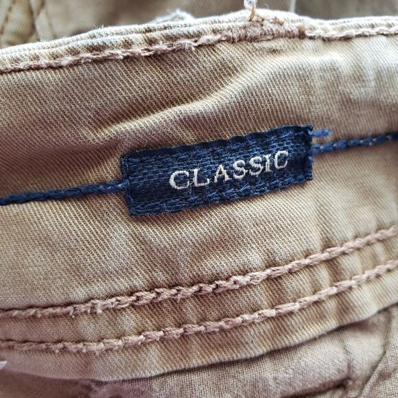 American Eagle Mens Y2K Cargo Shorts Size 26 Next Level Stretch Classic Brown - Picture 12 of 12